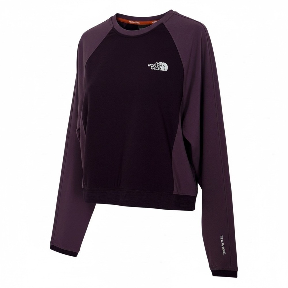 NWT North Face Women's Tekwear Futrflc Sweatshirt L Purple Gorpcore Athleisure - Picture 3 of 9